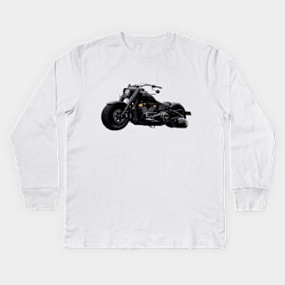 Roaring Freedom - Motorcycle Adventure Kids Long Sleeve T-Shirt